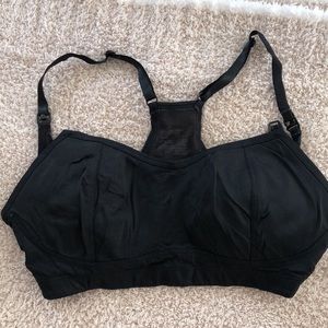 Racerback Maternity/Nursing Bra Black